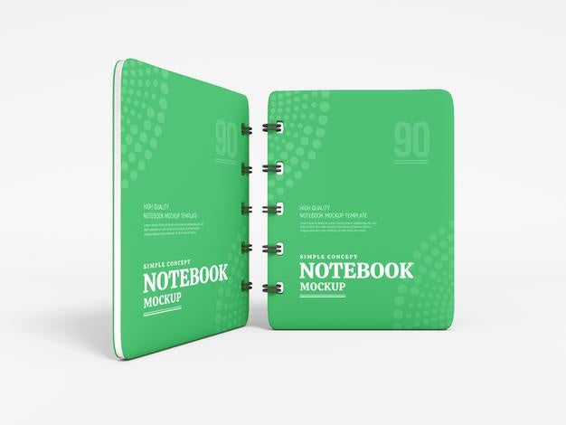 Hardcover Notebook Diary Mockup Psd