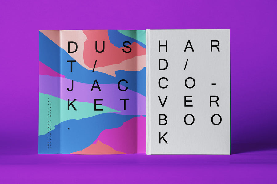 Hardcover Psd Book Cover Mockup Scene