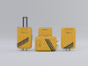 Hardside Luggage Mockup Psd