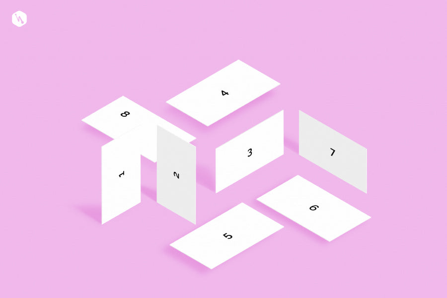 Perspective Empty Business Cards Mockups in Multiple Angles