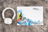 Headphones Beside Sheet With Music Concept Psd