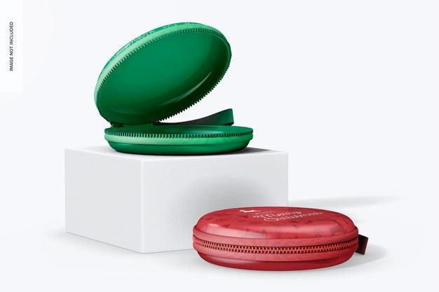 Headphones Boxes With Zipper Mockup Psd