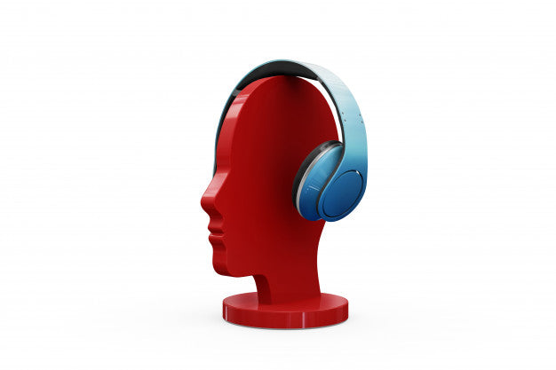 Headphones Mock-Up Isolated Psd