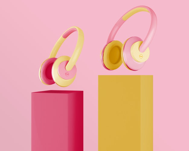 Headset Minimalistic Arrangement Psd