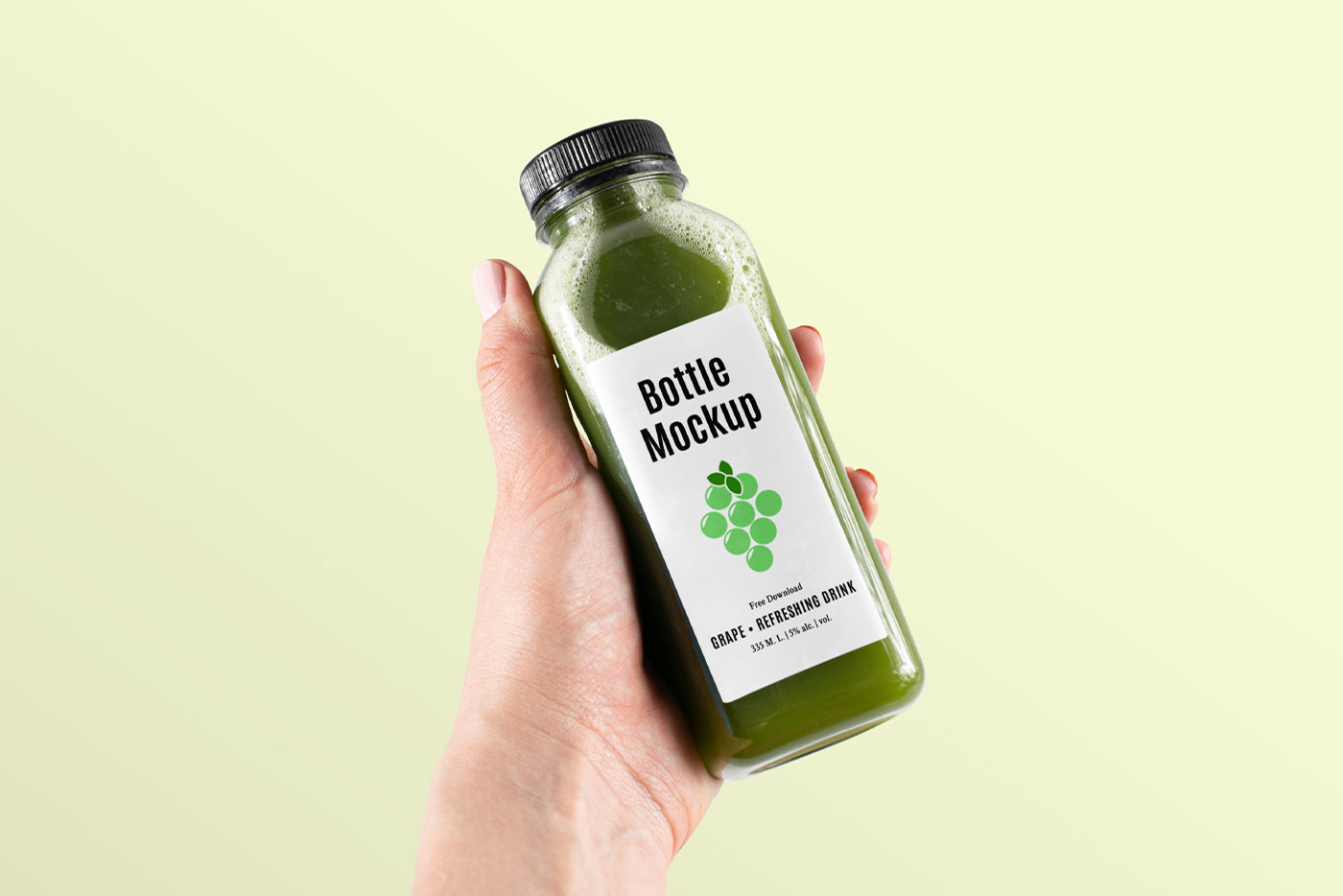 Healthy Bottle Mockup