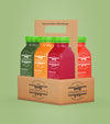Healthy Eating Smoothies For Detox Concept In A Cardboard Box Psd