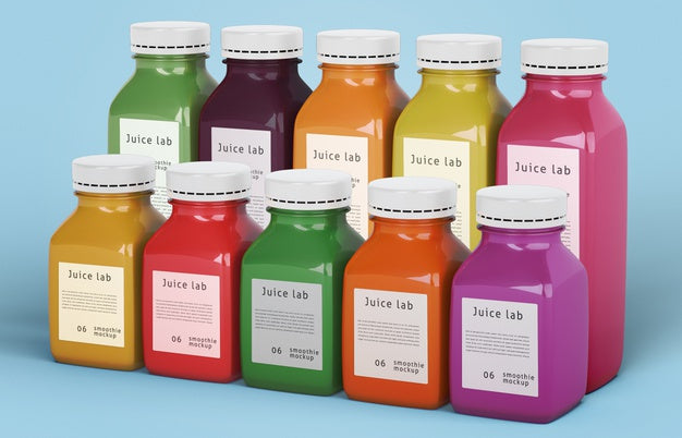 Healthy Eating Smoothies For Detox Concept Psd