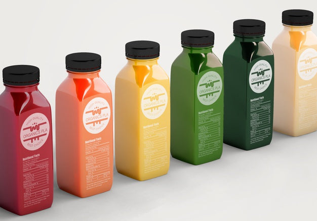 Healthy Eating Smoothies For Detox Concept Psd