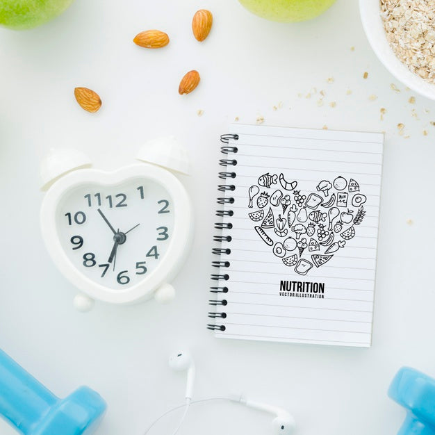 Healthy Food And Lifestyle With Sport Psd