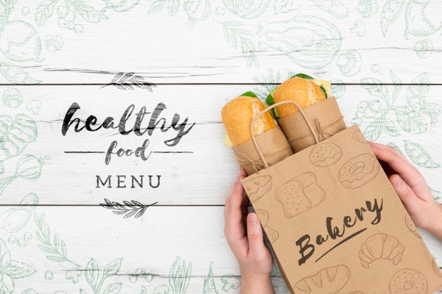 Healthy Food Mock-Up Psd