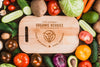 Healthy Food Mockup With Wooden Board Psd
