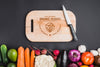 Healthy Food Mockup With Wooden Board Psd