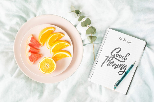 Healthy Start Breakfast With Fruits Psd