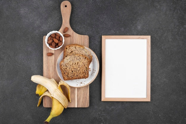 Healthy Sweets Recipe Mockup Psd