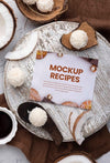 Healthy Sweets Recipe Mockup Psd