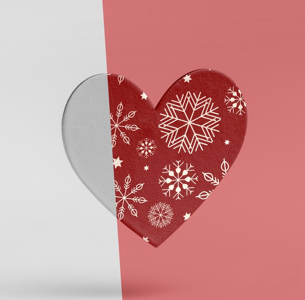 Heart Shape Ornament Mock-Up Psd