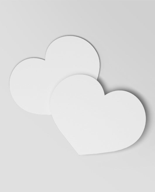 Heart-Shaped Card – 4 Psd Mockups