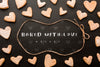 Heart Shaped Cookies Above View Psd