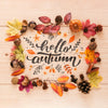 Hello Autumn Quote In A Natural Frame Psd