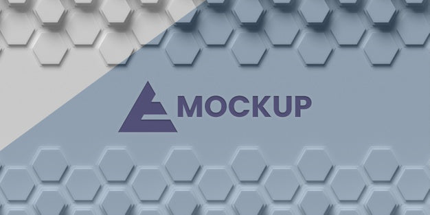 Hexagonal 3D Background Psd