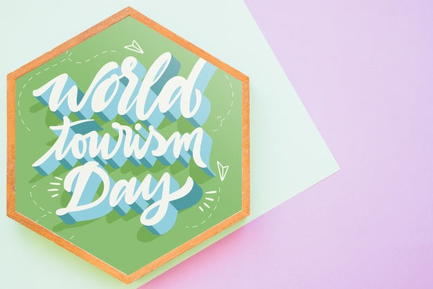 Hexagonal Frame Mockup With Quote Concept Psd