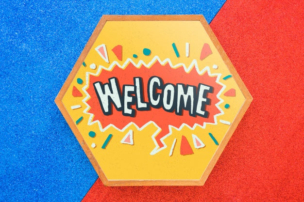 Hexagonal Frame Mockup With Quote Concept Psd