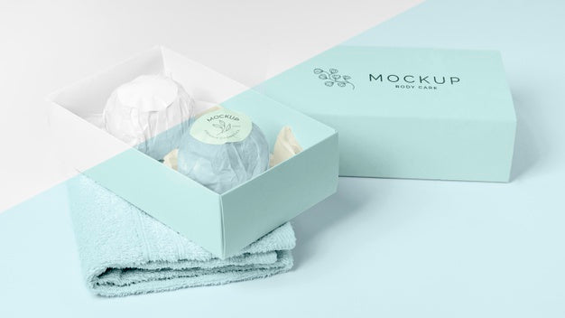 High Angle Bath Bomb In Box Psd