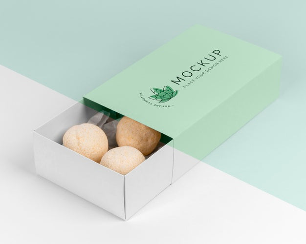 High Angle Bath Bombs Branding Psd