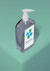 High Angle Bottle Of Soap Psd