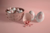 High Angle Bowl With Easter Eggs Psd