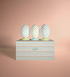High Angle Box With Eggs Placed On Top Psd