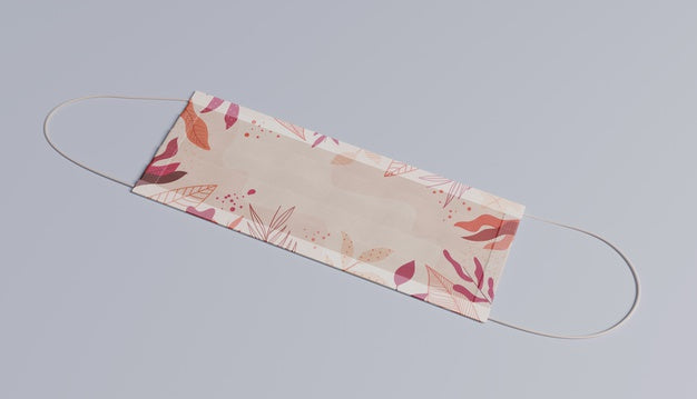 High Angle Fabric Mask With Pattern Psd