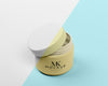 High Angle Of Beauty Cream In Can Mock-Up Psd
