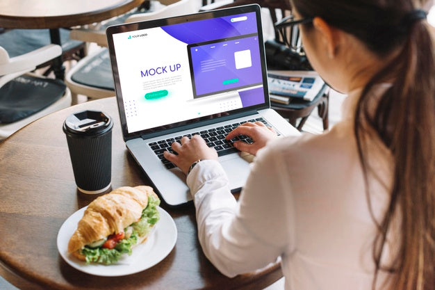 High Angle Of Business Concept Mock-Up Psd