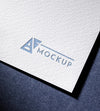 High Angle Of Business Mock-Up Card With Textured Surface Paper Psd