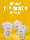 High Angle Of Cups With Popcorn For Cinema Psd
