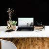 High Angle Of Desk With Laptop And Notebook Psd