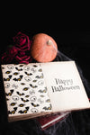 High Angle Of Halloween Concept With Book And Spiderweb Psd