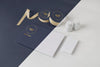 High Angle Of Minimalistic Carnival Invitation With Rolls Of Tape Psd