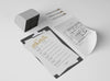 High Angle Of Notepad With Papers And Plan Psd
