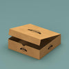 High Angle Of Packaging Box Mock-Up Psd