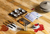 High Angle Of Thanksgiving Concept On Wooden Table Psd
