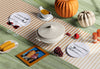 High Angle Of Thanksgiving Scene Creator Concept Mock-Up Psd
