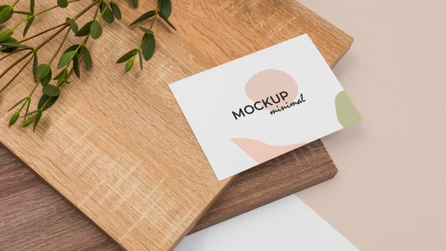High Angle Stationery Mockup Psd