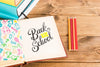 High View Back To School With Open Book Psd