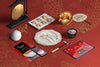High View Cutlery And Fortune Cookies For Chinese New Year Psd