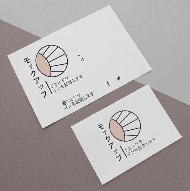 High View Different Types Of Asian Mock-Up Document Psd