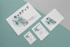 High View Different Types Of Asian Mock-Up Document Psd