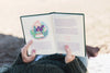 High View Elderly Woman Reading A Book Psd