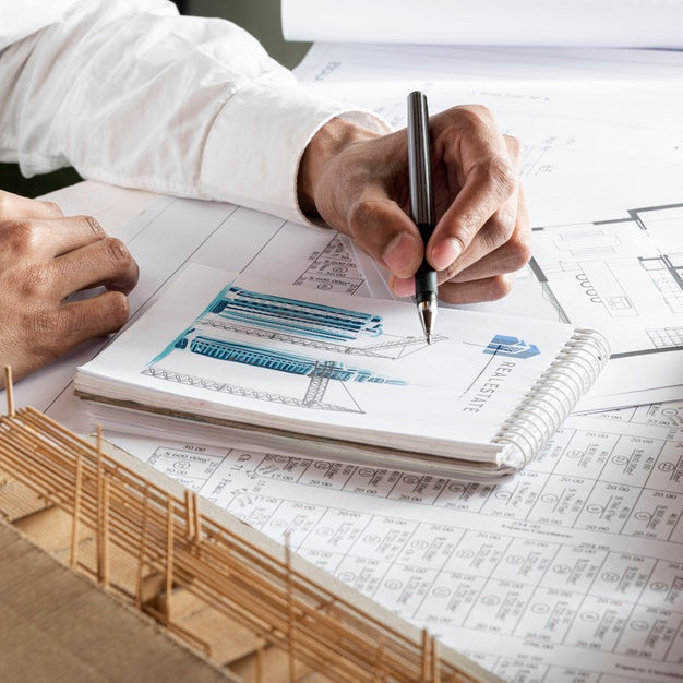 High View Hands Writing On A Notepad Psd